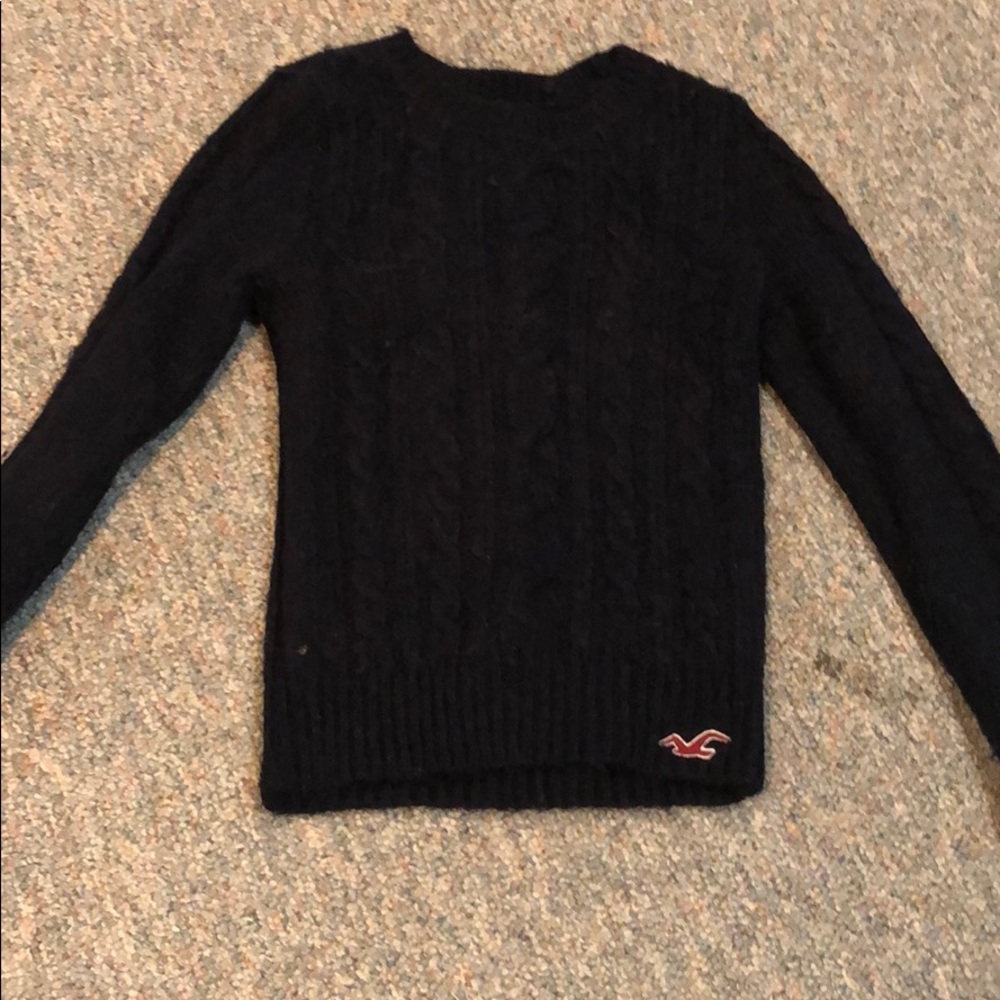 Sweater Navy Blue Hollister